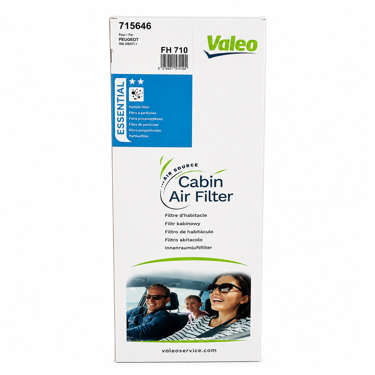 Filtre d'habitacle VALEO 715646